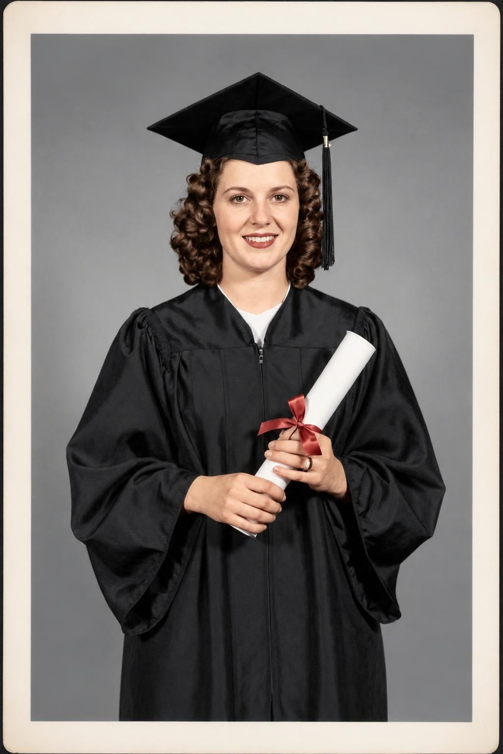 1930s · first in the family to graduate · stains